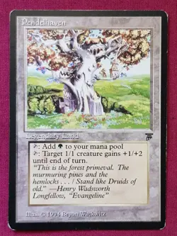 Magic The Gathering LEGENDS PENDELHAVEN land card MTG - Image 1
