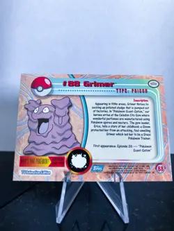 #88 Grimer - Pokemon Topps Card - Blue Logo - Image 2