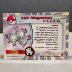 Magneton #82 Topps Blue Logo Pokemon Card - Image 2