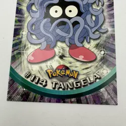 Pokemon TCG Tangela Topps #114 TV Animation Blue Logo Non Holo Card NM - Image 3