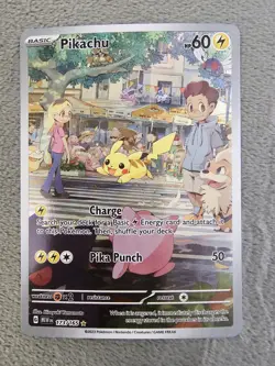 Pokemon Pikachu TCG Card 173/165 SV Scarlet & Violet 151 NM Condition - Image 1