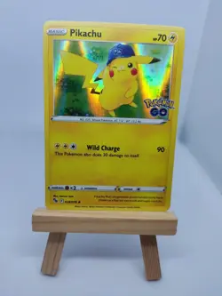 028/078 Pikachu Rare Holo Card Pokemon GO Pokemon TCG Card Sword & Shield Swsh - Image 1