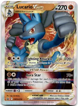 Lucario VSTAR - Promo SWSH: Sword & Shield Promo Cards SWSH214 NM - Image 1