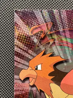 #21 SPEAROW HOLO FOIL Black Logo Pokemon Topps TV Animation Edition Card - Image 2