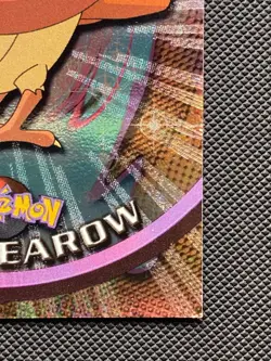 #21 SPEAROW HOLO FOIL Black Logo Pokemon Topps TV Animation Edition Card - Image 4