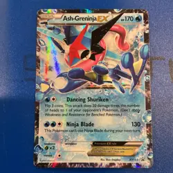 Pokemon EX Card Lot Ash-Greninja XY133, Shaymin 77/108, Pikachu XY174 XY Set - Image 1