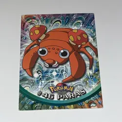 PARAS - # 46 - TOPPS SERIES 1 - BLUE LOGO - Pokemon Card - NM - Image 1