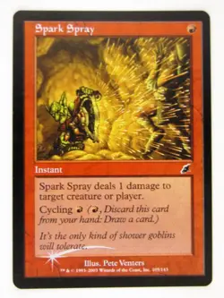 Mtg FOIL - SPARK SPRAY - played - Image 1