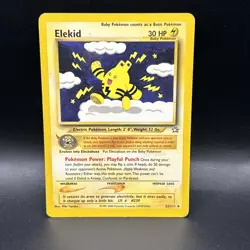 Elekid 22/111 Rare Neo Genesis Pokemon Card - Image 1