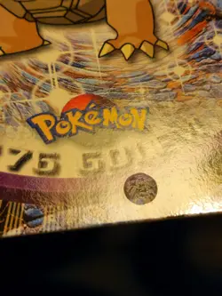 Golem #76 Pokemon Topps Series 1 Card (Blue Label) MP - Image 3