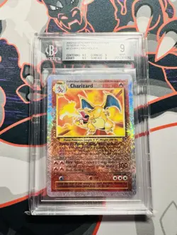 Pokemon 2002 Legendary Collection Charizard Reverse Holo R #3/110 - BGS 9 WOTC - Image 1