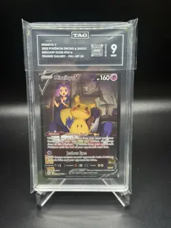 Full Art - Mimikyu V Pokemon Sword Shield Brilliant Stars Trainer Gallery TAG 9 - Image 1