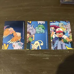 Lot of 3 Vintage 1998 Topps Pokemon Team Rocket Jesse James Professor Oak - Image 2