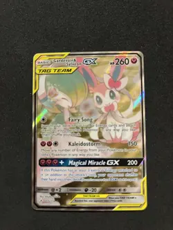 Pokemon Gardevoir & Sylveon GX TAG TEAM Ultra Rare Holo Unbroken Bonds 260 HP - Image 1