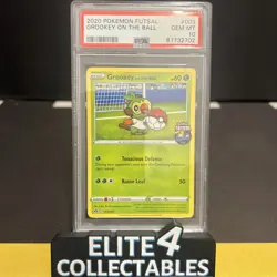 Grookey On The Ball 003/005 - PSA 10 (Pokemon Futsal) - Image 1