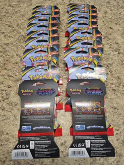 Pokemon TCG Mega Evolution Phantasmal Flames Lot Of 20 Packs - Image 2