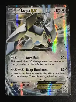 Lugia EX 68/98 XY Pokemon Ancient Origins Ultra Rare Holo Damage - Image 1