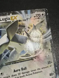 Lugia EX 68/98 XY Pokemon Ancient Origins Ultra Rare Holo Damage - Image 2