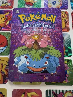 Pokemon Vintage Vending machine Sticker HOLO Prism 2000 Nintendo #003 Venusaur - Image 3