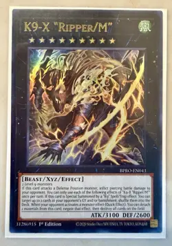 K9-X "Ripper/M" 1st Edition Ultra Rare BPRO-EN043 Yu-Gi-Oh! - Image 1