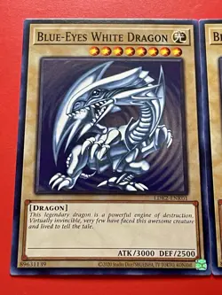 3x Blue-Eyes White Dragon | SDK Art | LDK2-ENK01 | NM | Common | YuGiOh! - Image 3