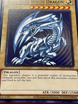 3x Blue-Eyes White Dragon | SDK Art | LDK2-ENK01 | NM | Common | YuGiOh! - Image 4