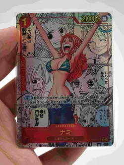 Nami Manga Alt Art Op01-016 R One Piece Card The Best Prb-01 Comic Parallel Nm - Image 1