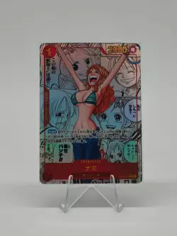 Nami Manga Alt Art Op01-016 R One Piece Card The Best Prb-01 Comic Parallel Nm - Image 3