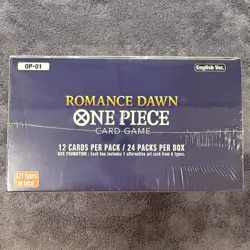One Piece Romance Dawn Booster Box OP-01 1st Wave English Blue Bottom CASE FRESH - Image 2