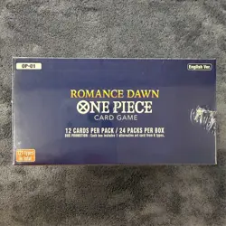 One Piece Romance Dawn Booster Box OP-01 1st Wave English Blue Bottom CASE FRESH - Image 4