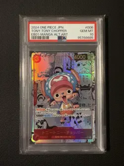 PSA 10 Tony Tony Chopper EB01-006 Manga Alt Art Parallel One Piece Japanese - Image 1