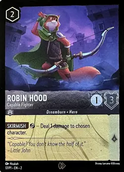 017/P1 Disney Lorcana - Robin Hood - E-2 -Englisch- Promo Holo/Foil NM - Image 1