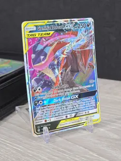 Pokemon Card Game TCG Greninja & Zoroark GX 107/214 Sm-Unbroken Bonds Holo LP - Image 1