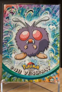 Venonat 48 Topps Regular Vintage Pokemon Card NM - Image 1