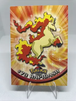 Topps Series 2 1999 TV Animation Ed RAPIDASH #78 Pokemon Character Card - Image 1