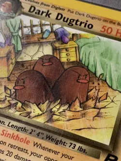 Pokemon Card 1st Ed. Dark Dugtrio Rare PSA 10 Gem Mint, Team Rocket #23 2000 (1) - Image 3