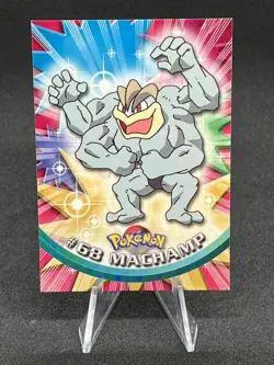 Pokemon Card - Machoke #67 - Topps Series 1 - Black Logo - Image 1