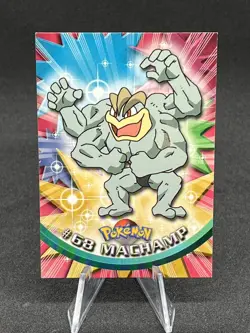 Pokemon Card - Machoke #67 - Topps Series 1 - Black Logo - Image 3