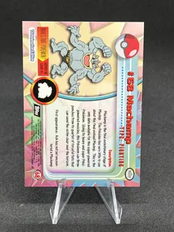 Pokemon Card - Machoke #67 - Topps Series 1 - Black Logo - Image 4