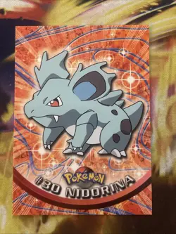 #30 Nidorina - Pokemon Topps Card - Blue Logo - Image 1