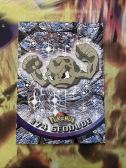 Topp Pokemon Geodude #74 TV Animation Edition Blue Logo Card - Image 1