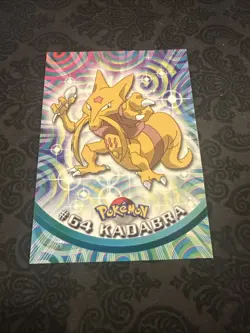 Kadabra #64 - Blue Logo - NON-HOLO - SERIES 1 TOPPS Pokemon Card - Image 1