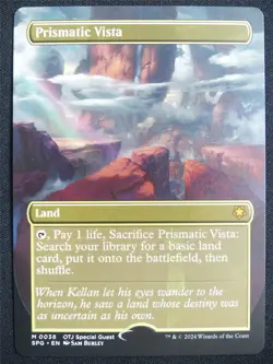 Prismatic Vista Borderless - SPG - Mtg Card #20Y - Image 1