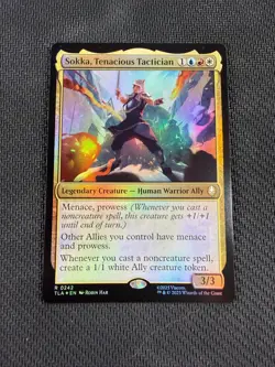 FOIL Sokka, Tenacious Tactician TLA 0242 Rare MTG Avatar - Image 1