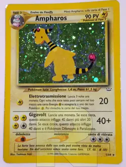Ampharos ® Neo Revelation 1/64 ® Rara Holo Foil ® Pokemon ® Italiano ® Good - Image 1