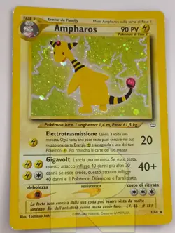 Ampharos ® Neo Revelation 1/64 ® Rara Holo Foil ® Pokemon ® Italiano ® Good - Image 2