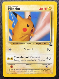 Snap Pikachu Black Star Promo 26 Pokemon League LP/NM 2001 - Image 1
