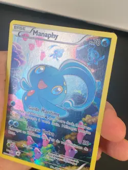 CARTE POKEMON MANAPHY XY113 FR HOLO XY PROMO - TBE - Image 2