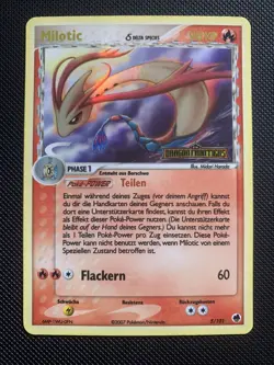 Pokemon MILOTIC Delta Species 5/101 Ex Dragon Frontiers Reverse Holo Stamp NM - Image 1