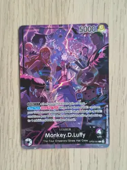 Monkey.D.Luffy English Version 2nd Anniversary Set OP09-061 One Piece Promo Mint - Image 1